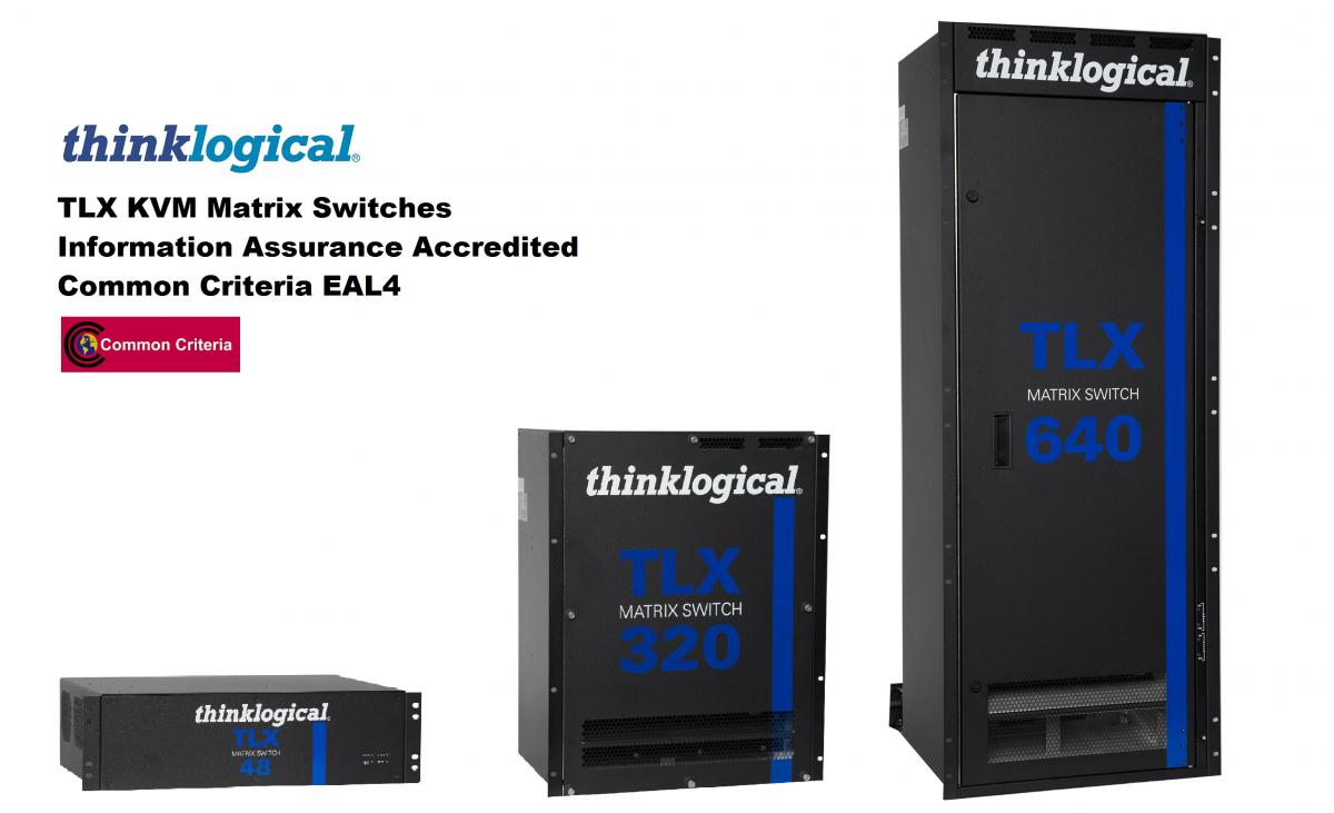 TLX KVM Matrix Switches Information Assurance Accredited Common Criteria EAL4